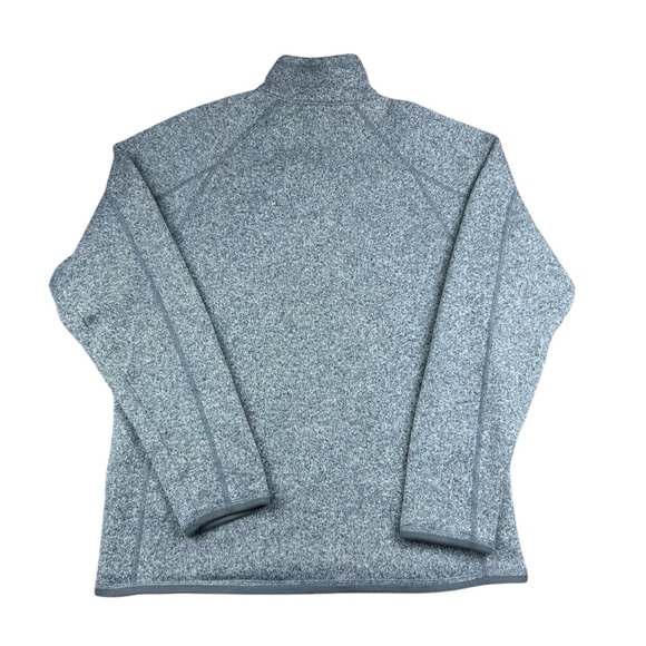 Patagonia Mens Better Sweater LARGE Gray 1/4 Zip Fleece Pullover Jacket Hiking - Picture 16 of 16